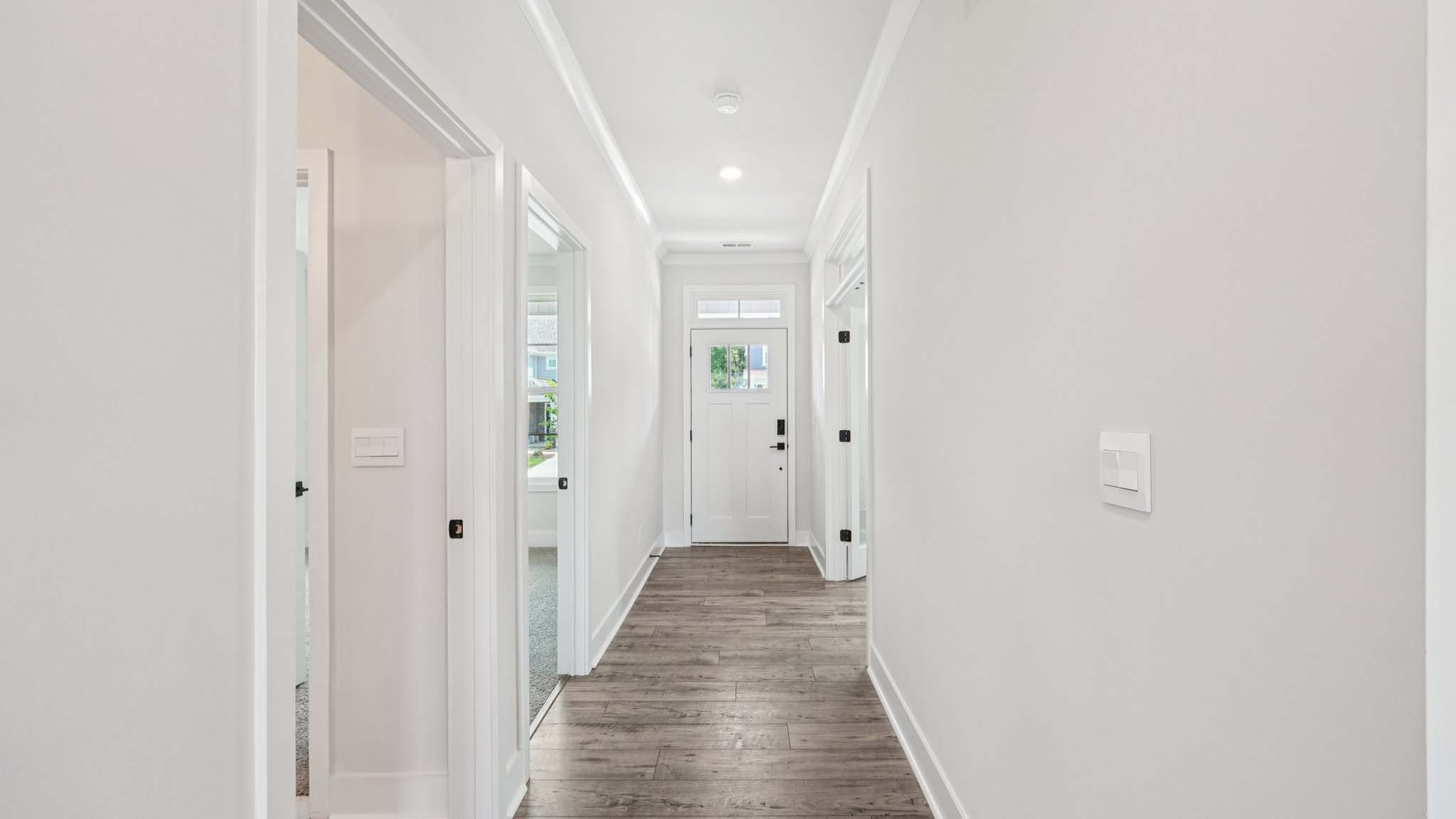 Welcoming foyer with view of front door