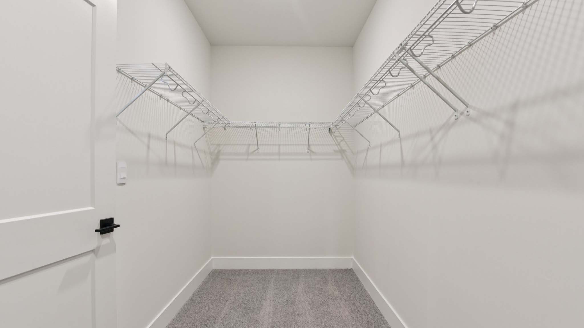 Primary walk in closet