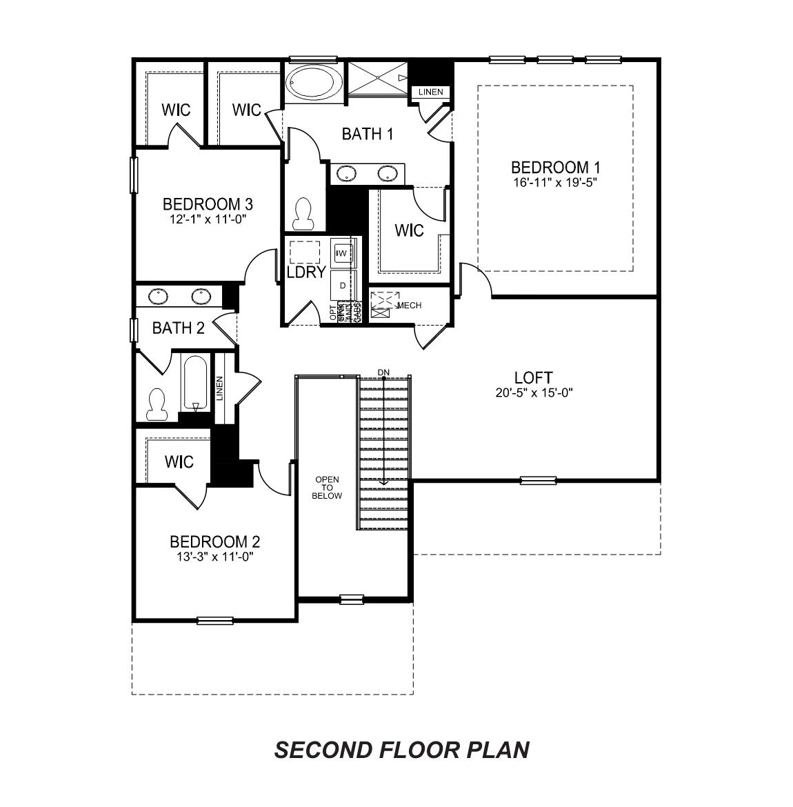Jordan second floor plan