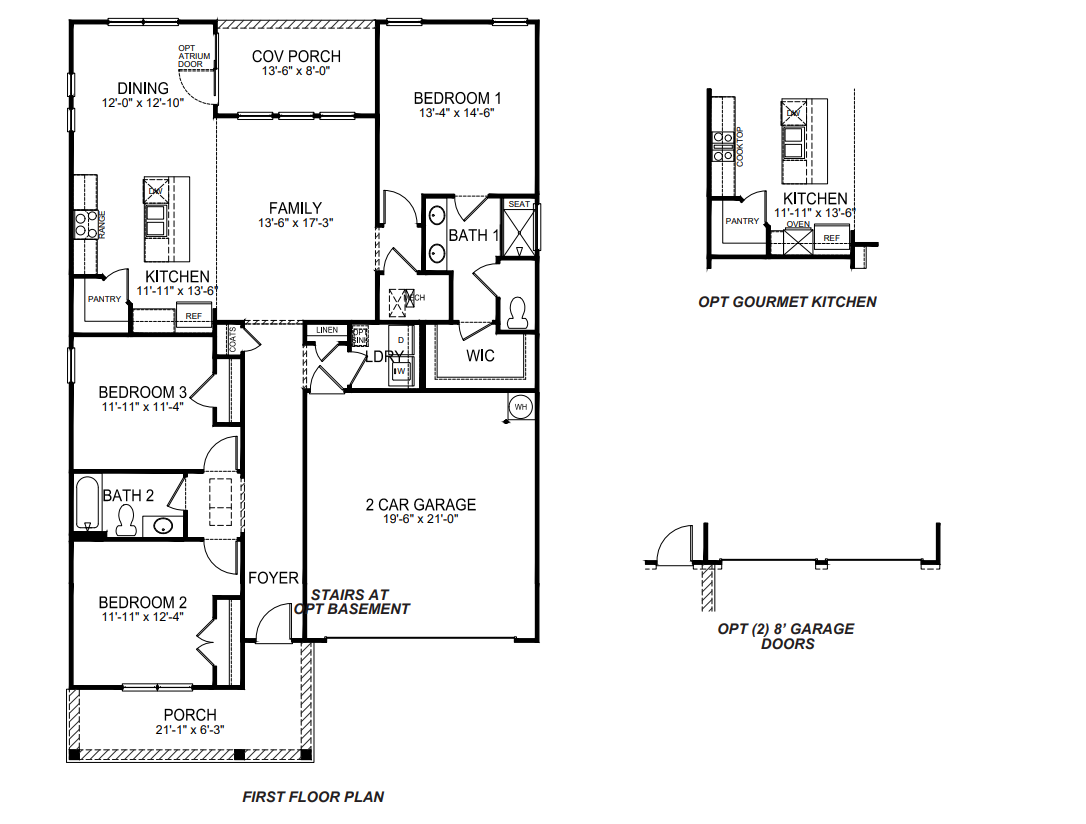 Birch first floor plan