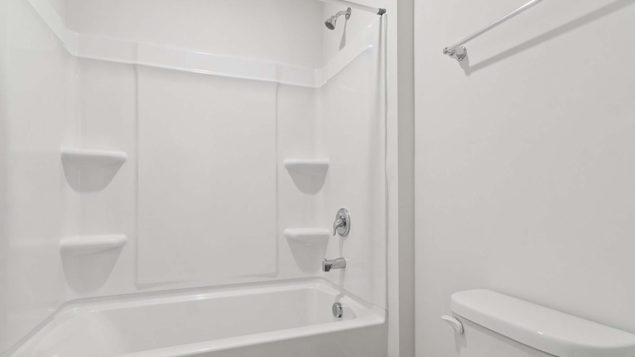 bathroom with tub shower