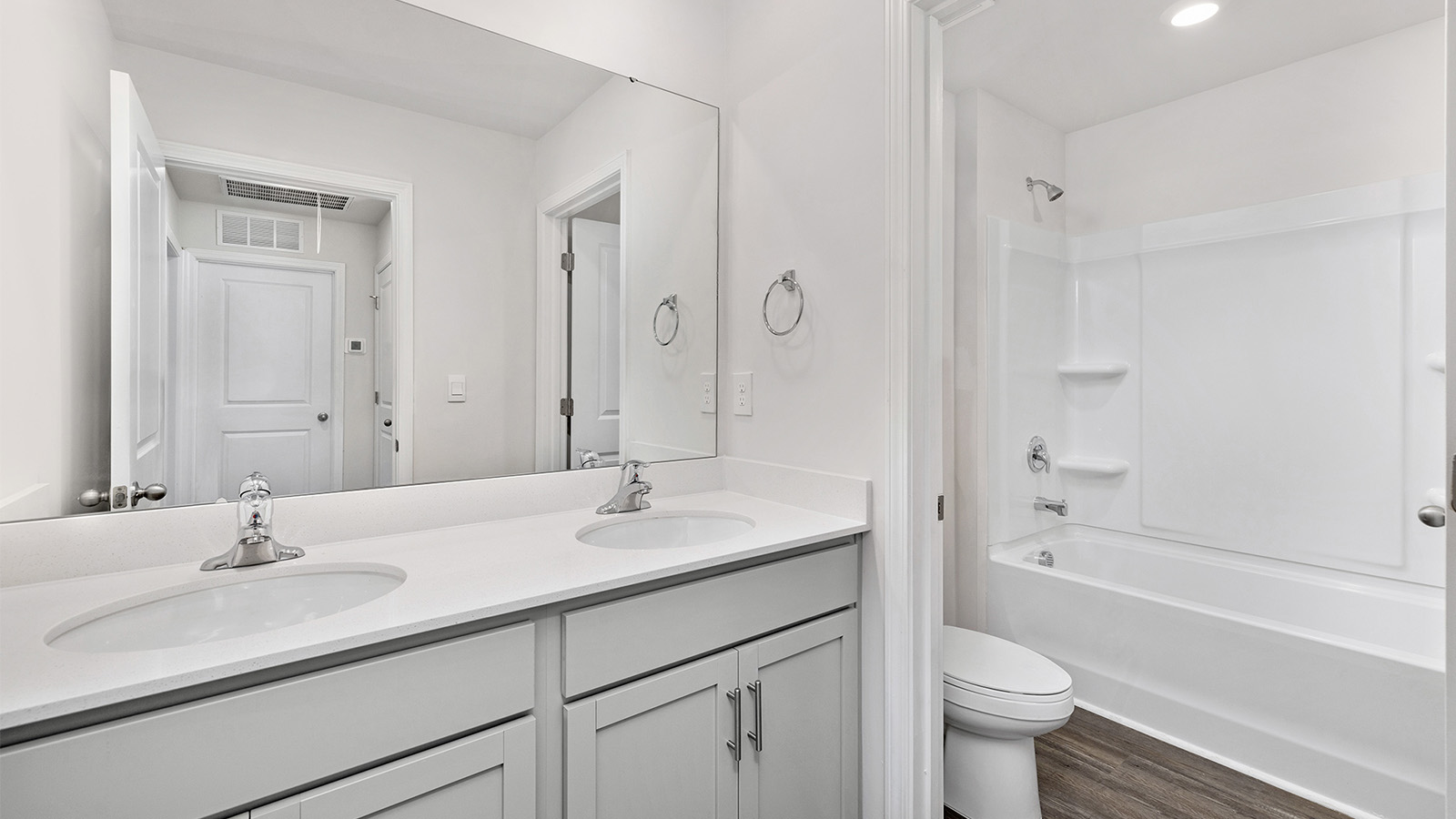 Bathroom with double sinks