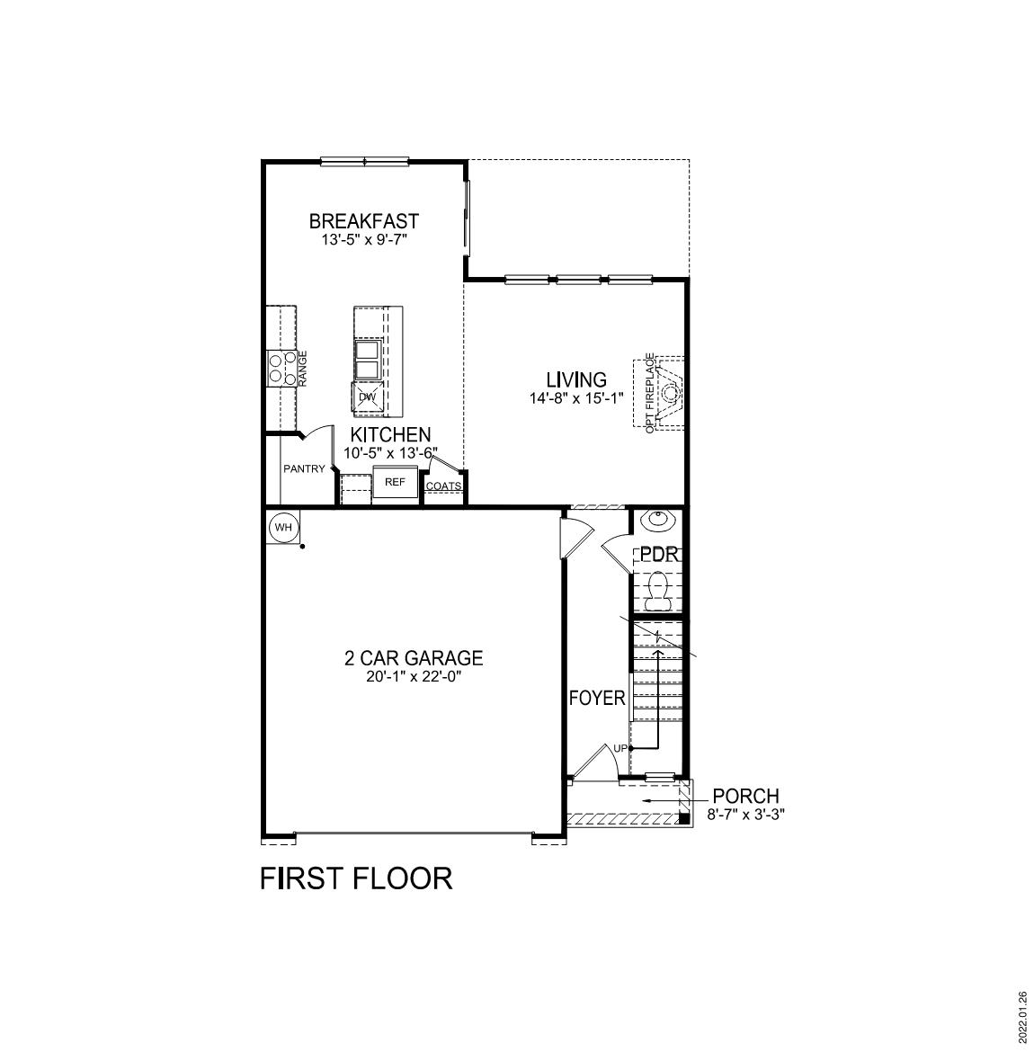 Darwin first floor plan