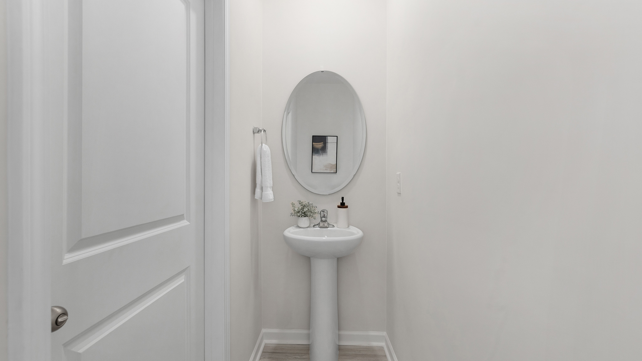 Bathroom with tub shower combination