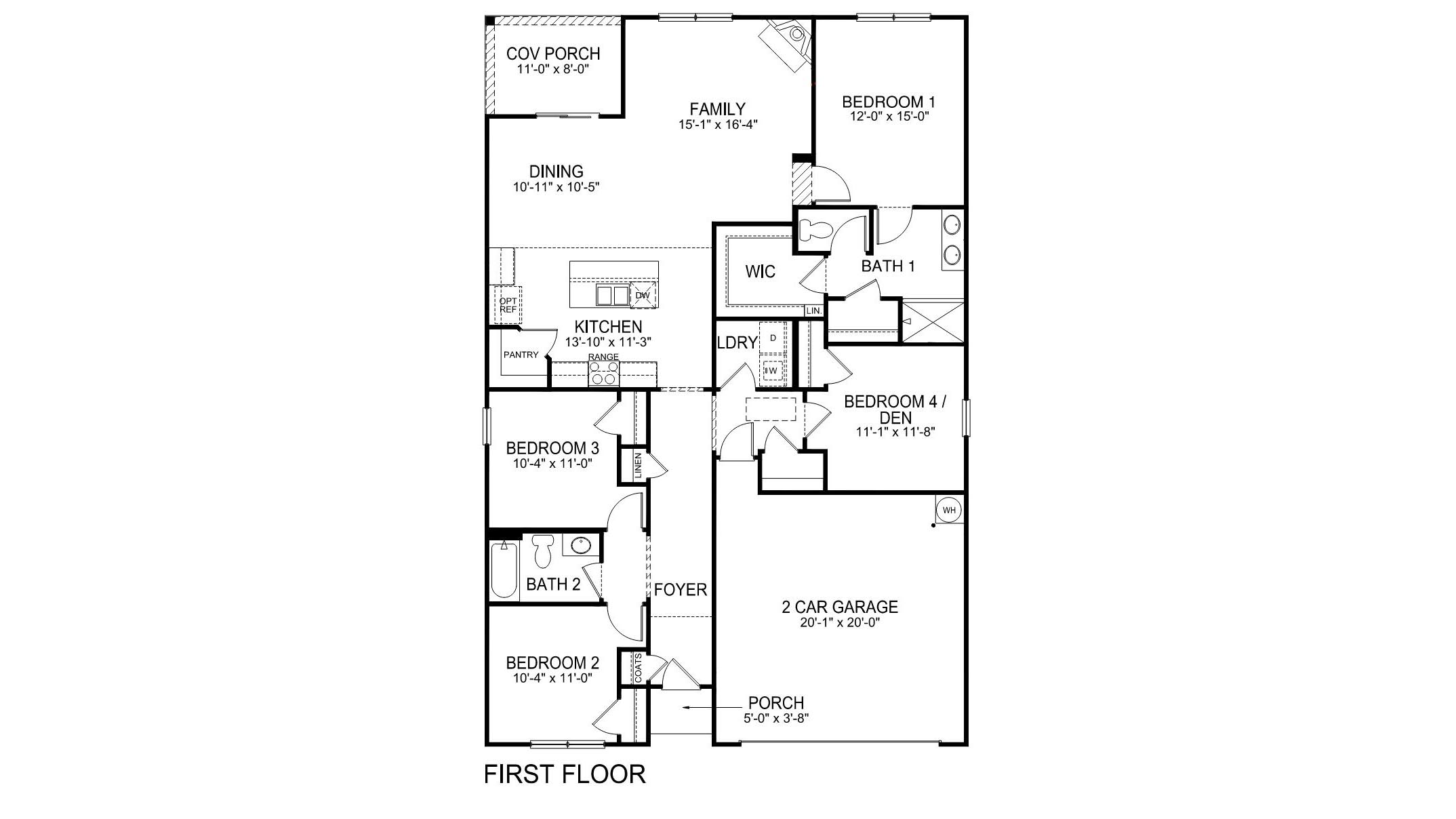 Cali first floor plan