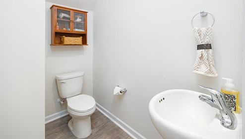 Fergus Crossing Townhomes Newton Model powder room