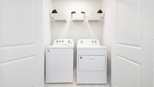 Fergus Crossing Townhomes Newton Model laundry room