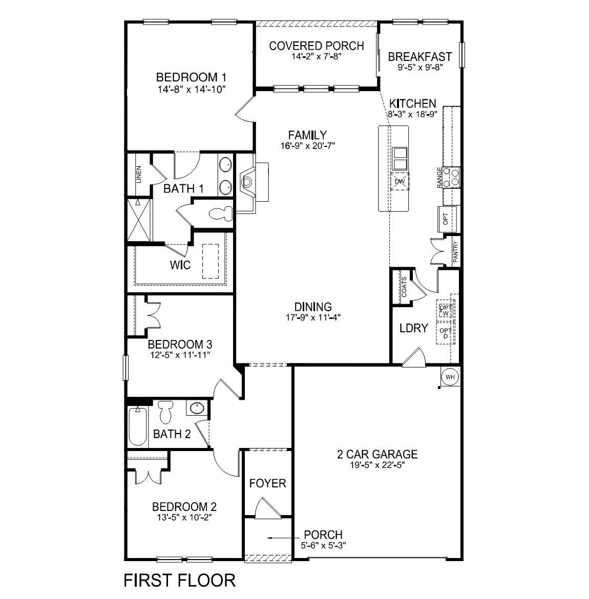 Aberdeen first floor plan