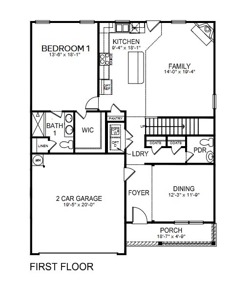 Winston first floor plan