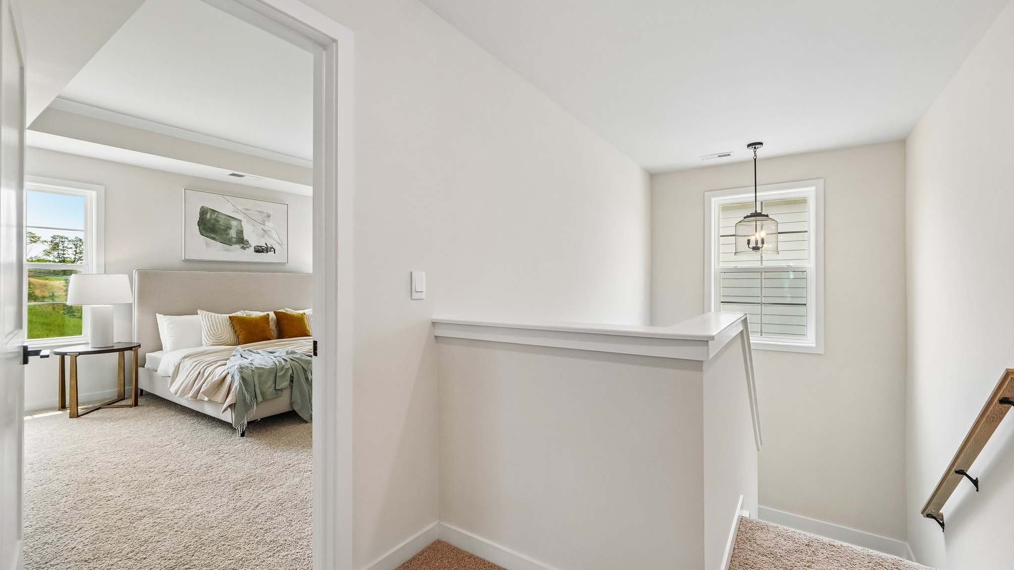 Upstairs landing area