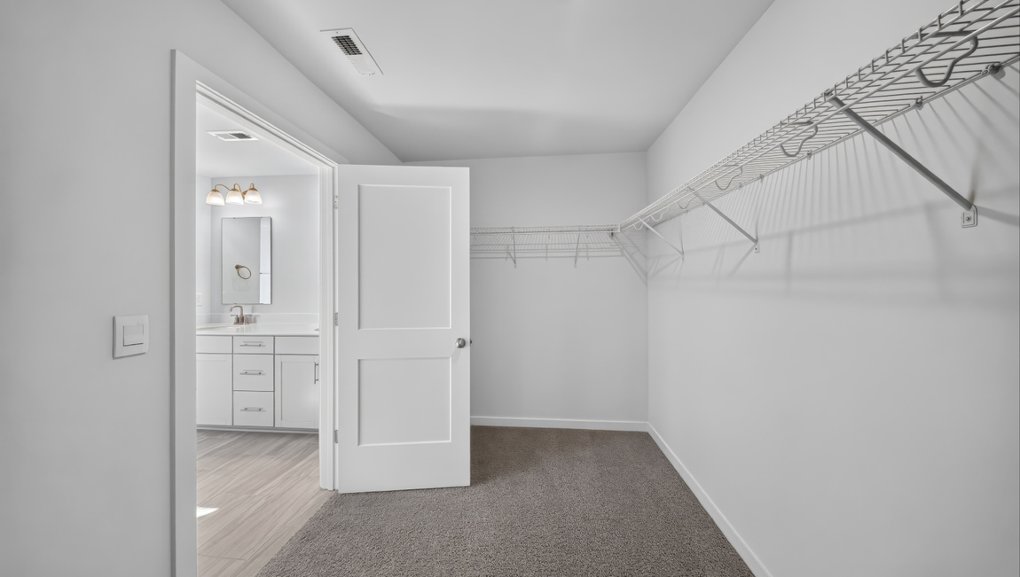Primary walk in closet