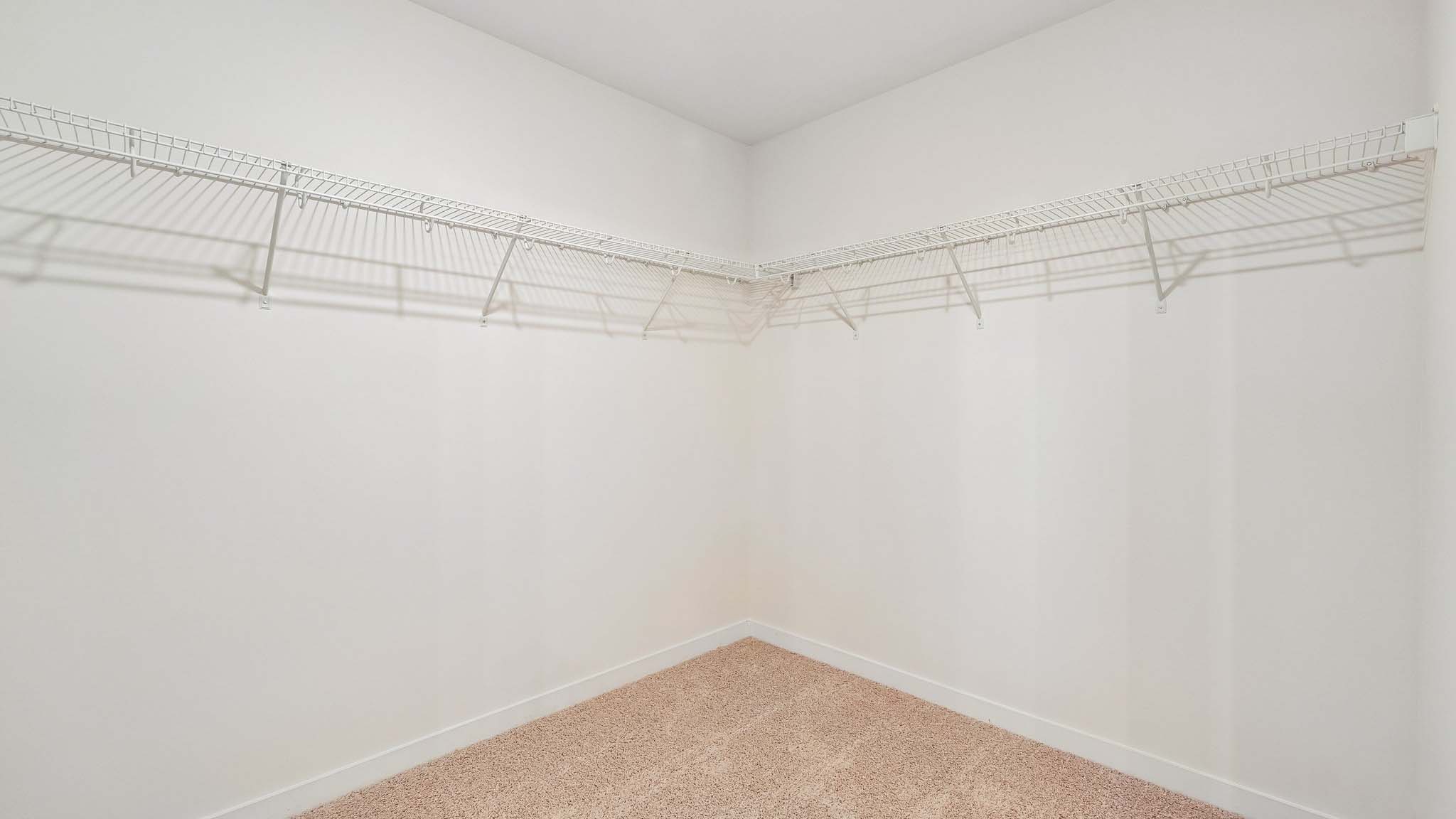 Primary walk in closet