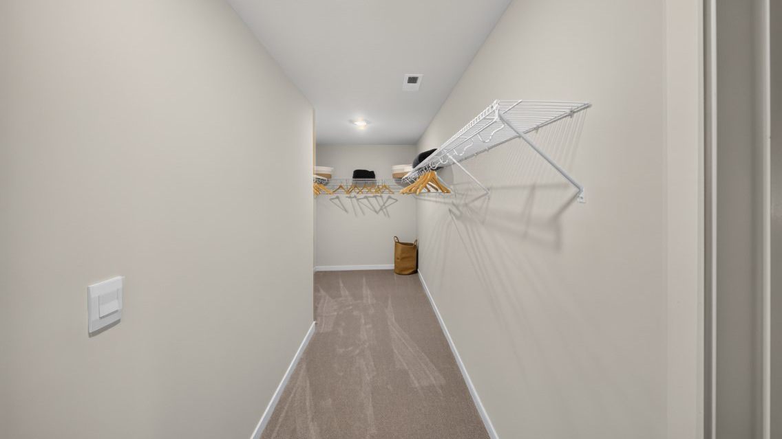 Primary walk in closet