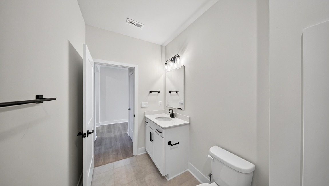 Bathroom with tub shower