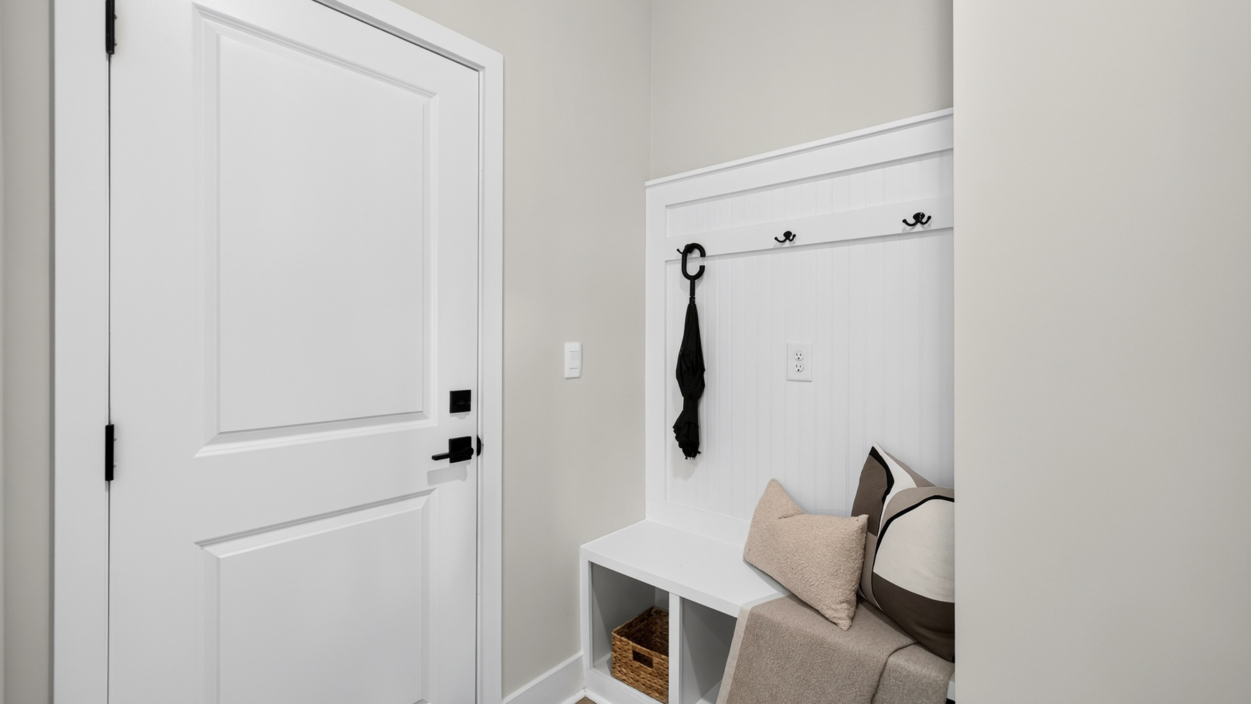 Mudroom off the garage