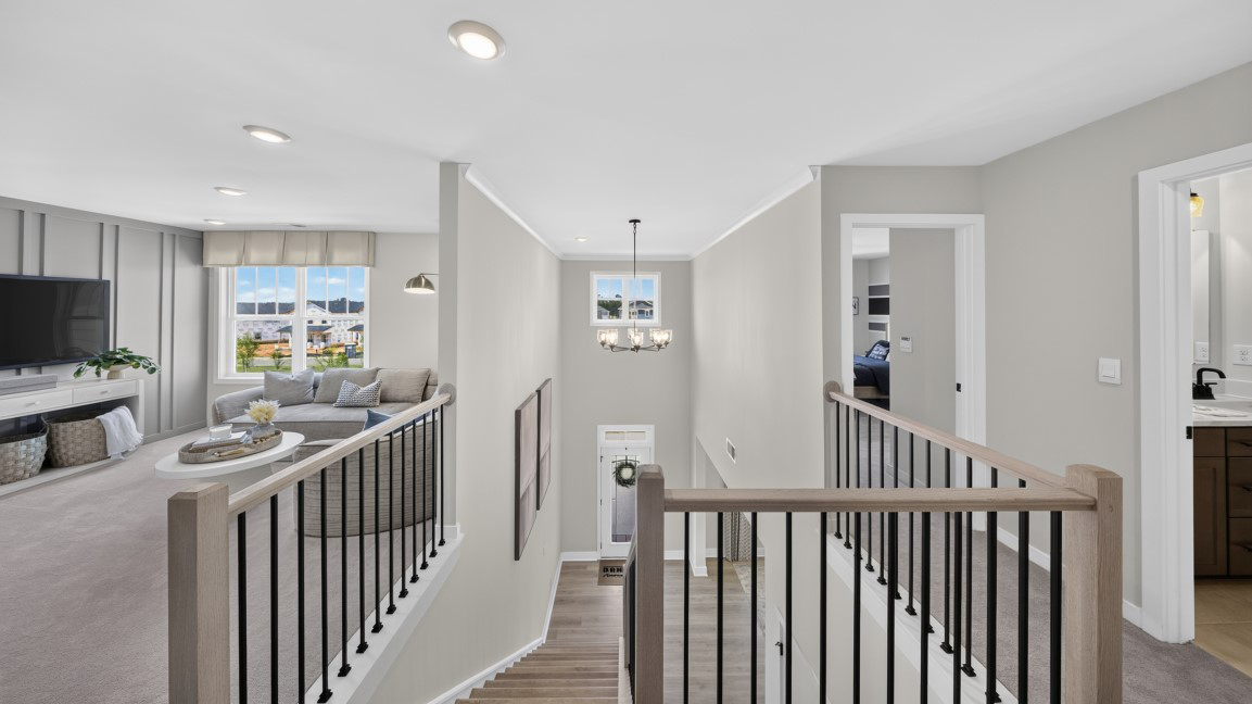 Upstairs landing area
