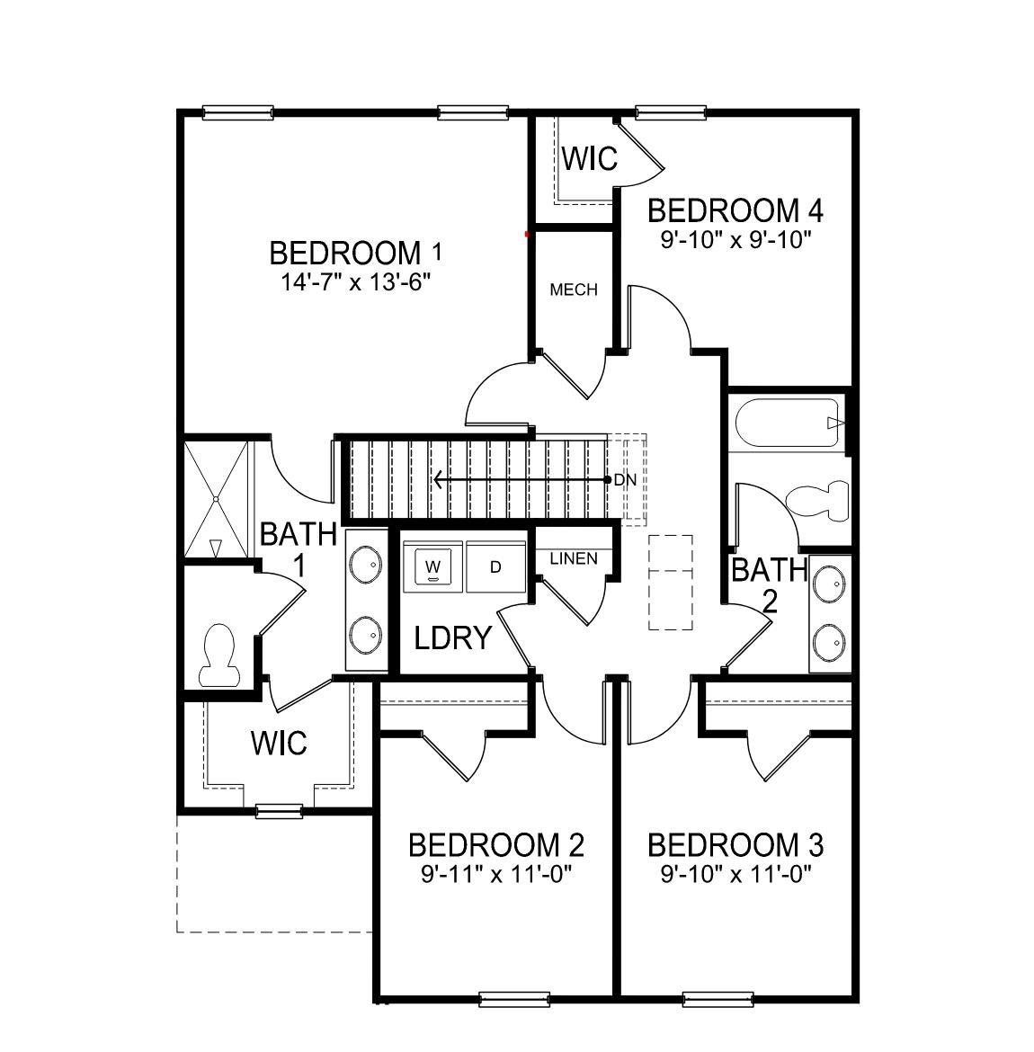 Taylor second floor plan