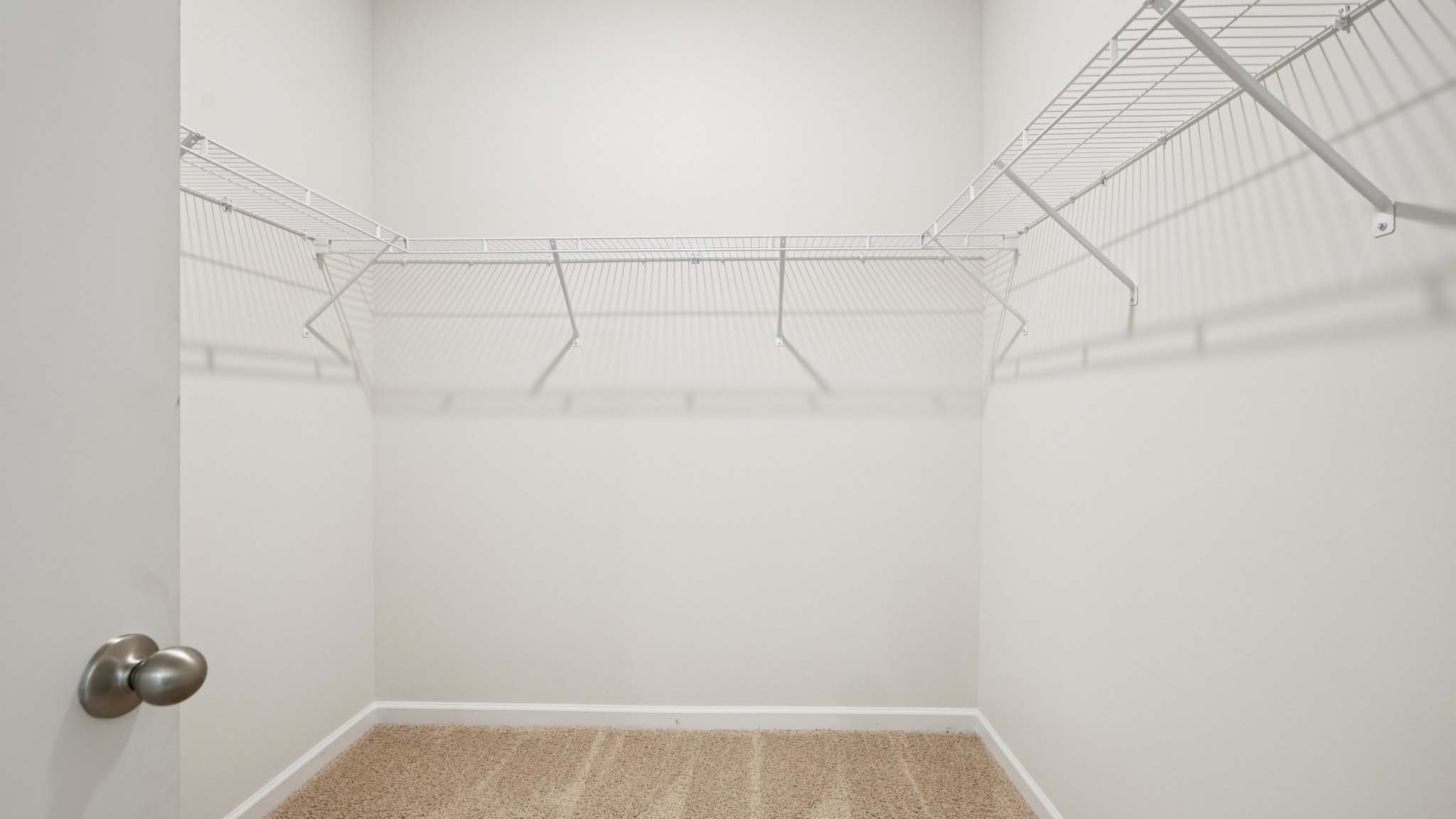 Primary walk in closet