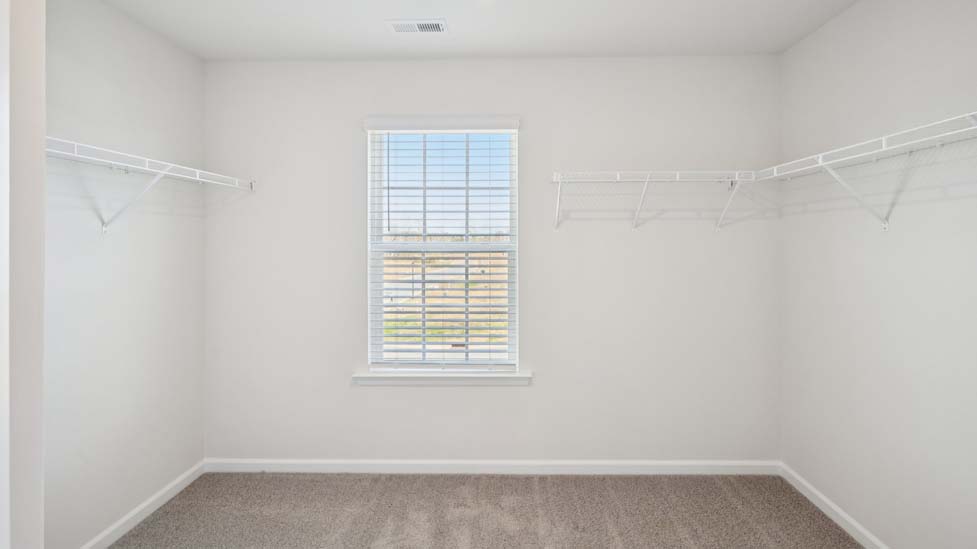Primary walk in closet