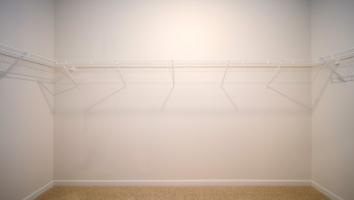 Primary walk in closet