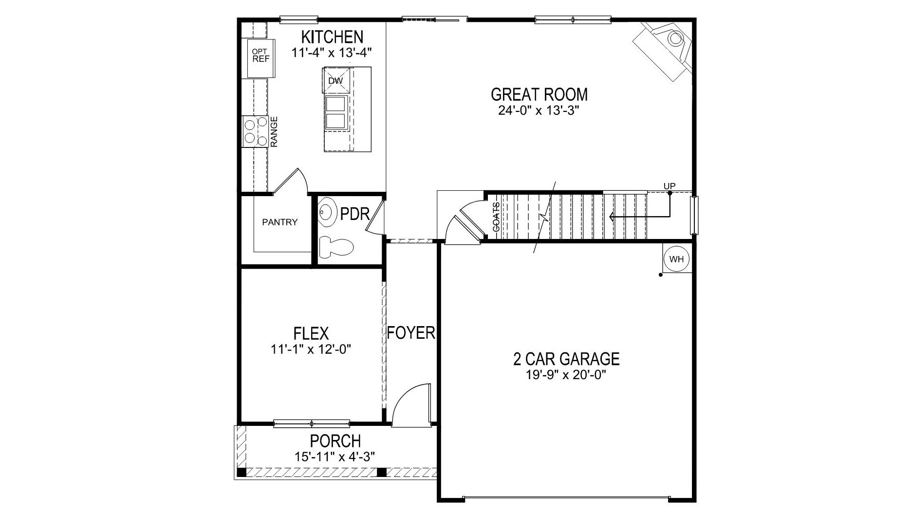 Penwell first floor plan