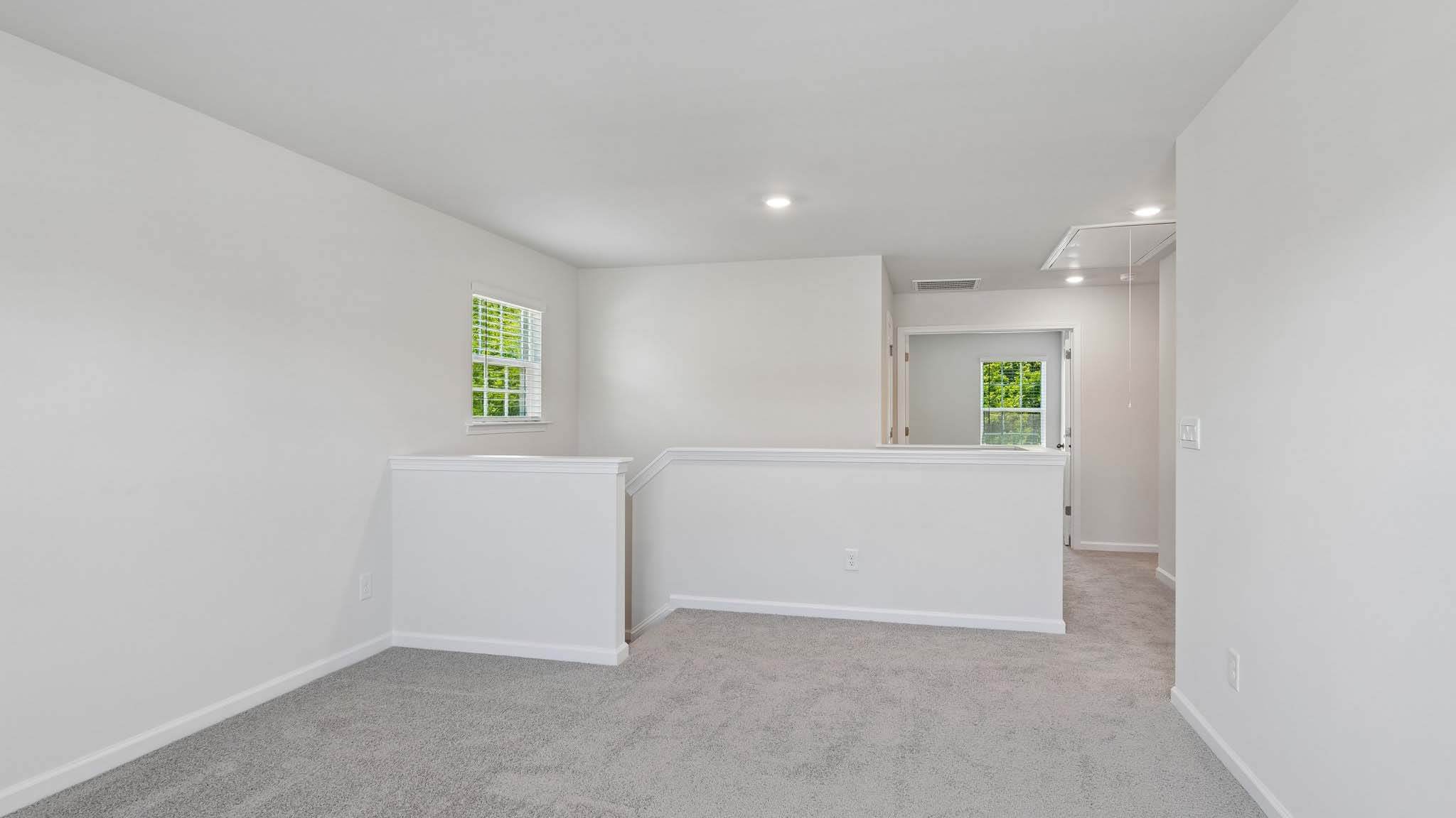 Upstairs loft area