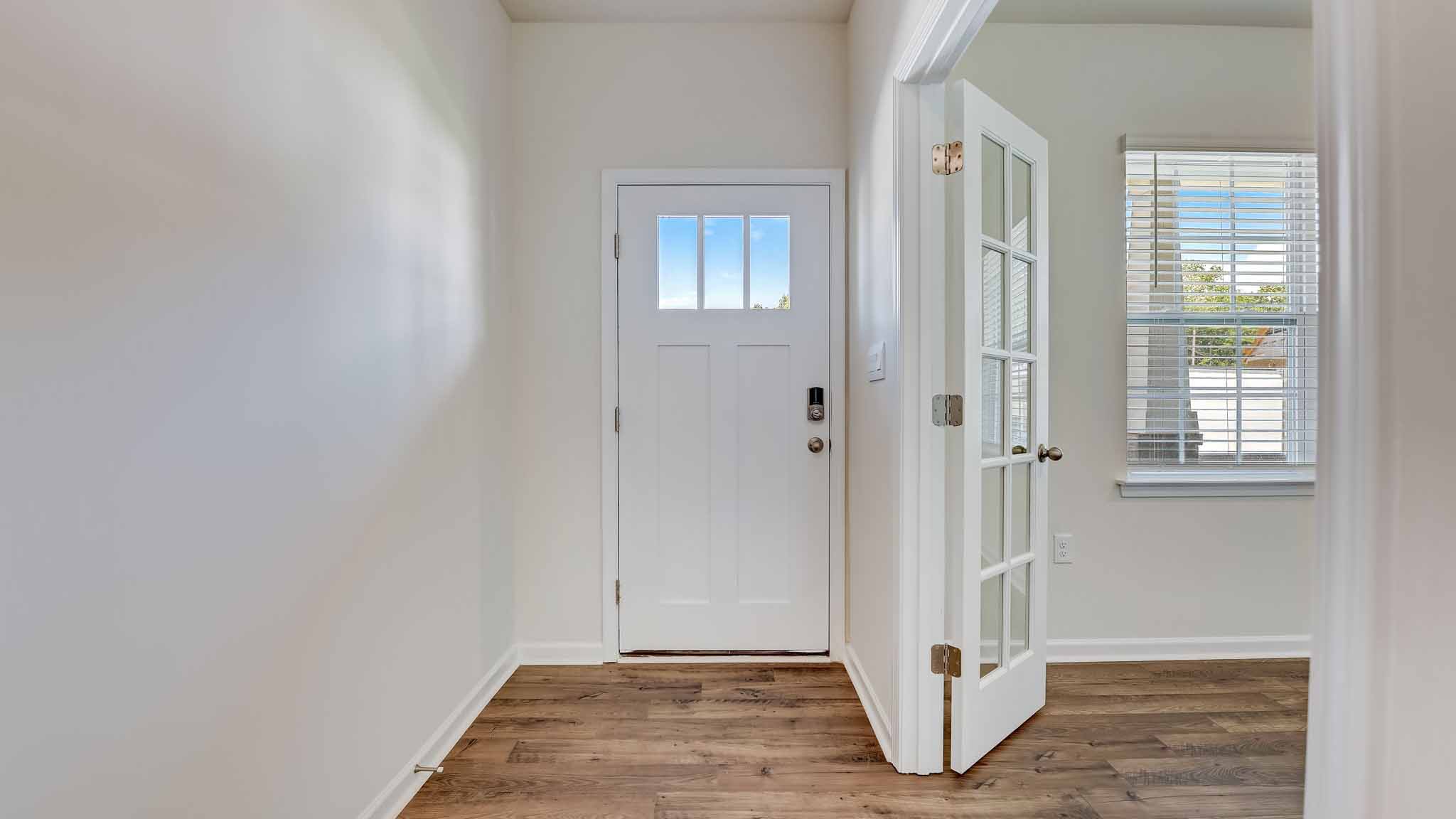 Welcoming foyer front door view