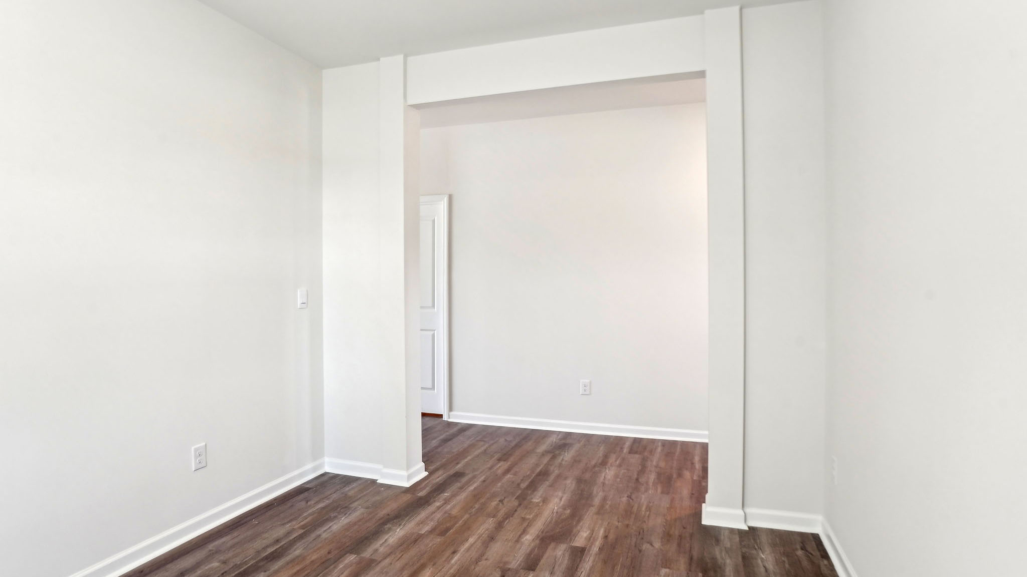 Dining room with small window