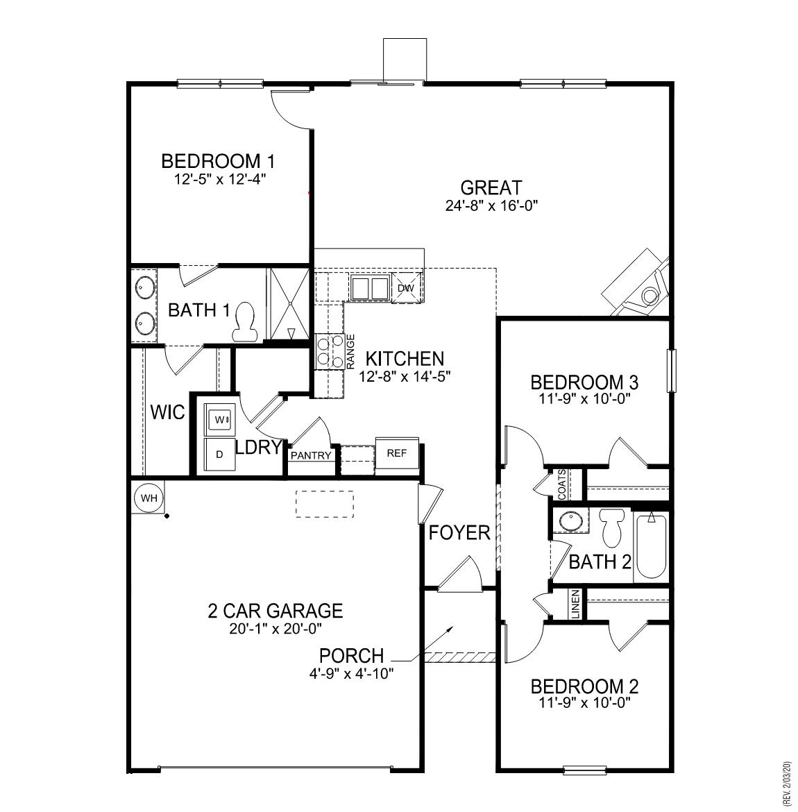 Macon first floor plan