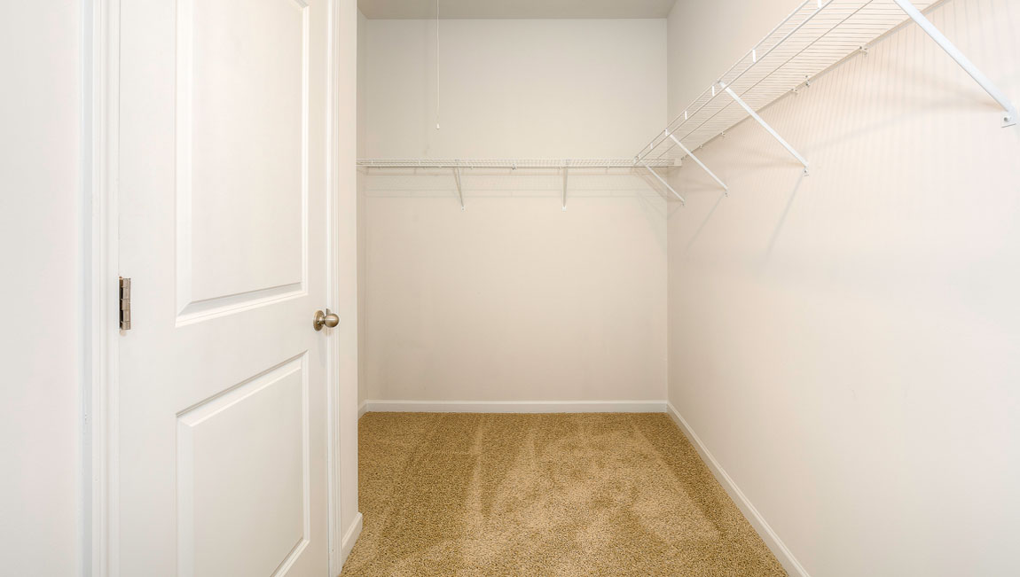 Primary walk in closet
