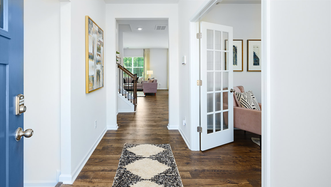 Welcoming foyer with view of interior
