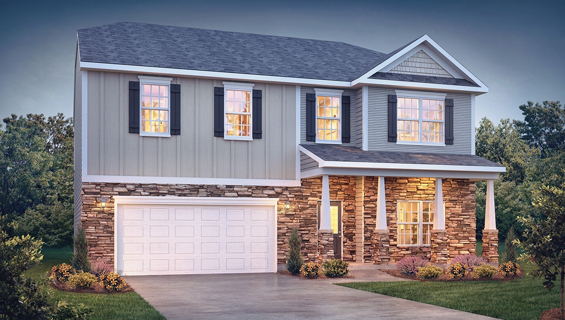 Columbia Front Exterior Rendering