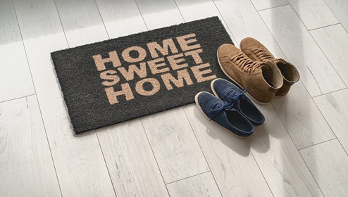 Home sweet home mat