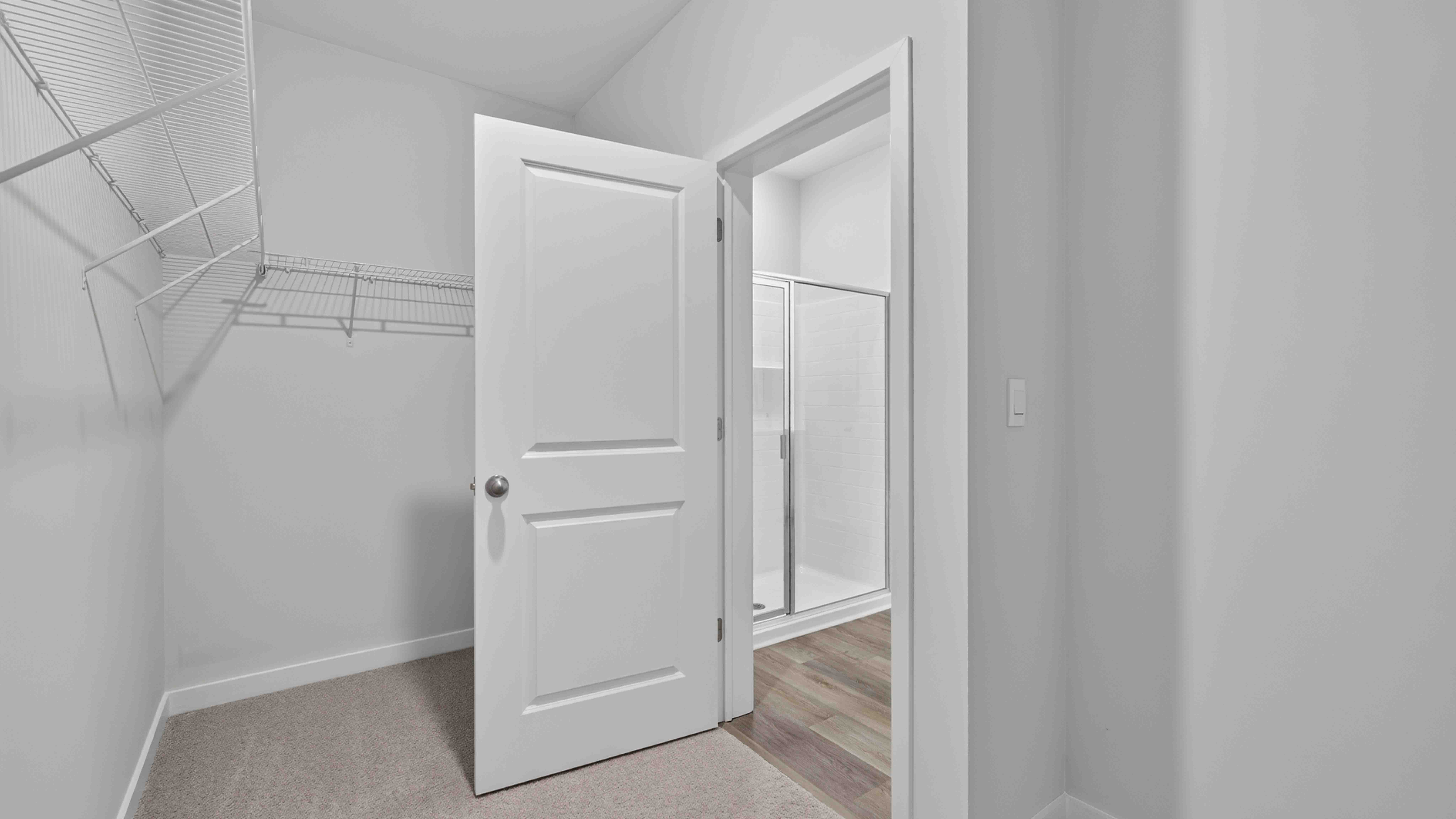 Primary walk in closet