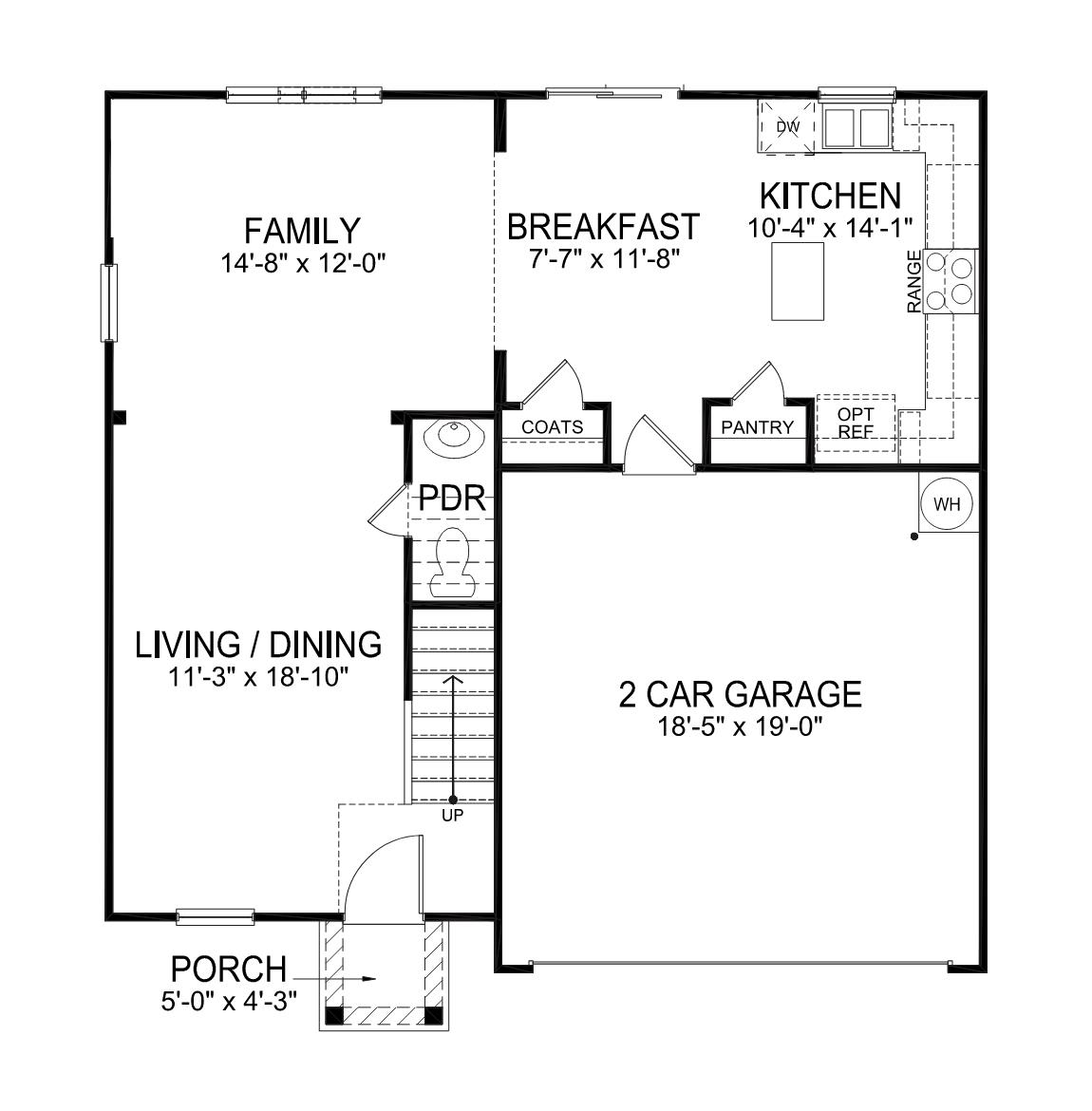 Floor Plan in Cambridge Creek Piedmont, SC D.R. Horton