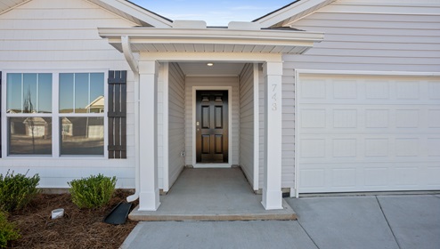 Front entrance of home.