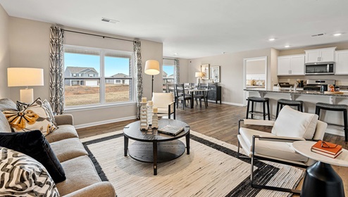 Livingroom with windows.