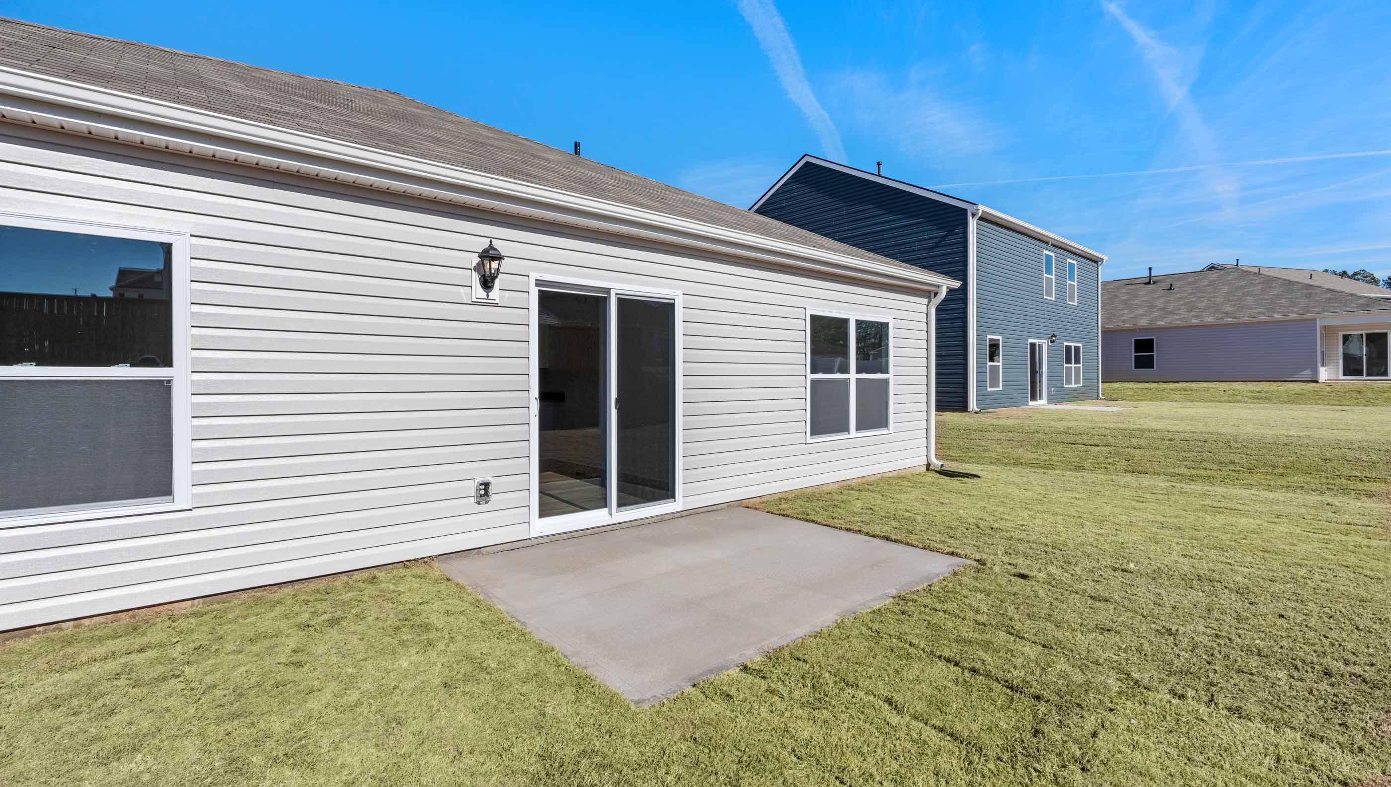 Exterior rear of home.