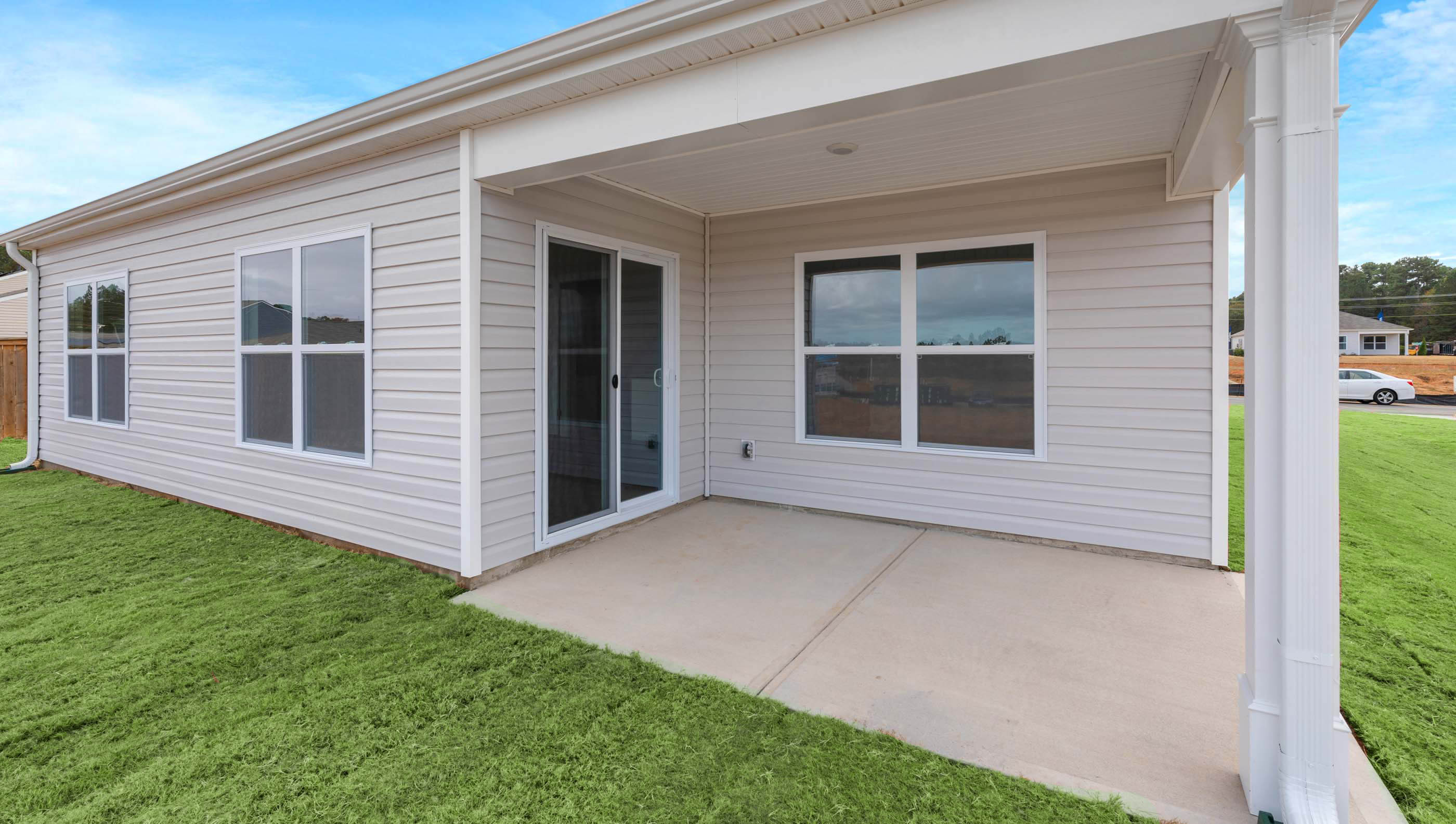 Exterior rear of home.