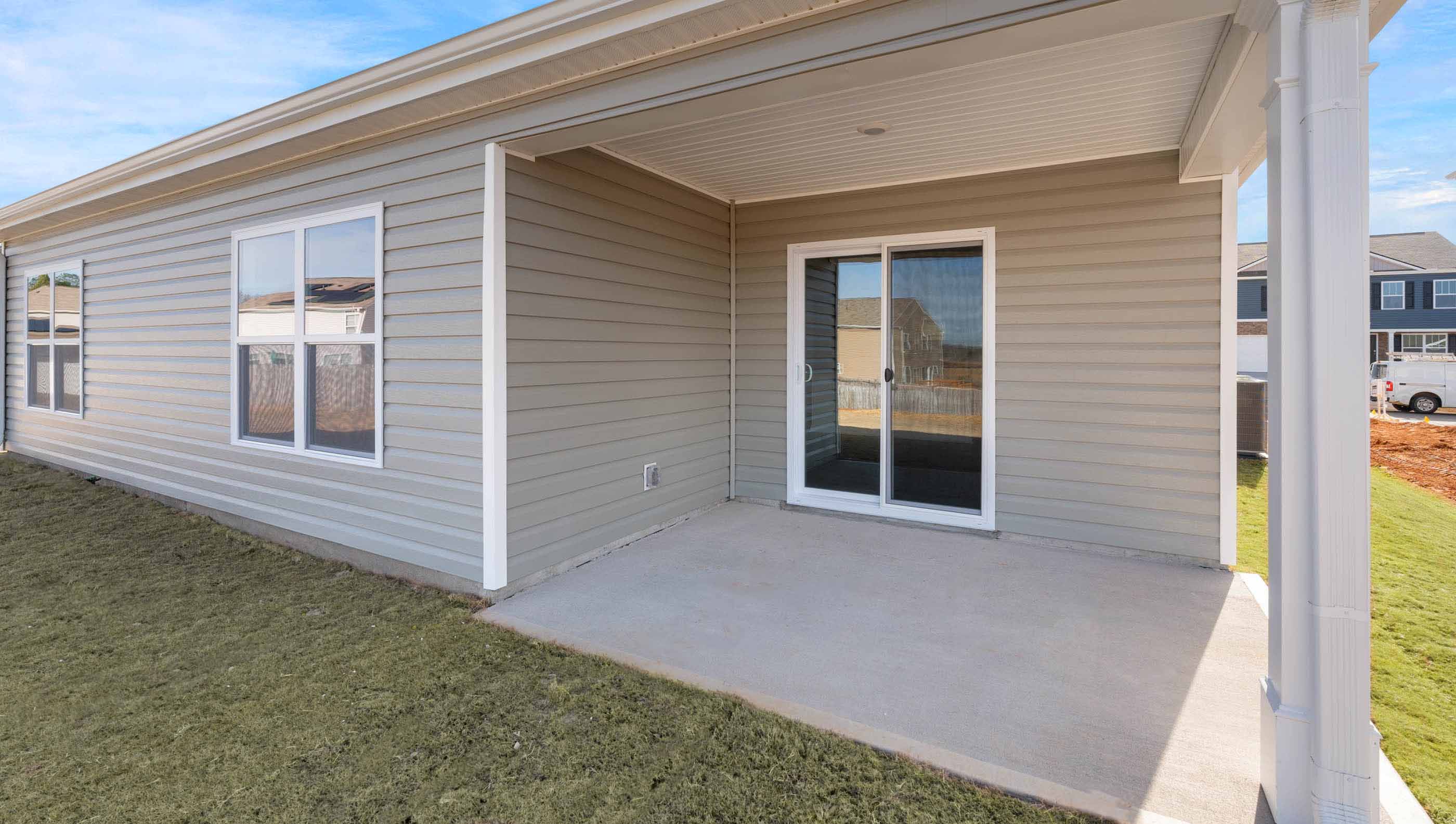 Exterior rear of home.