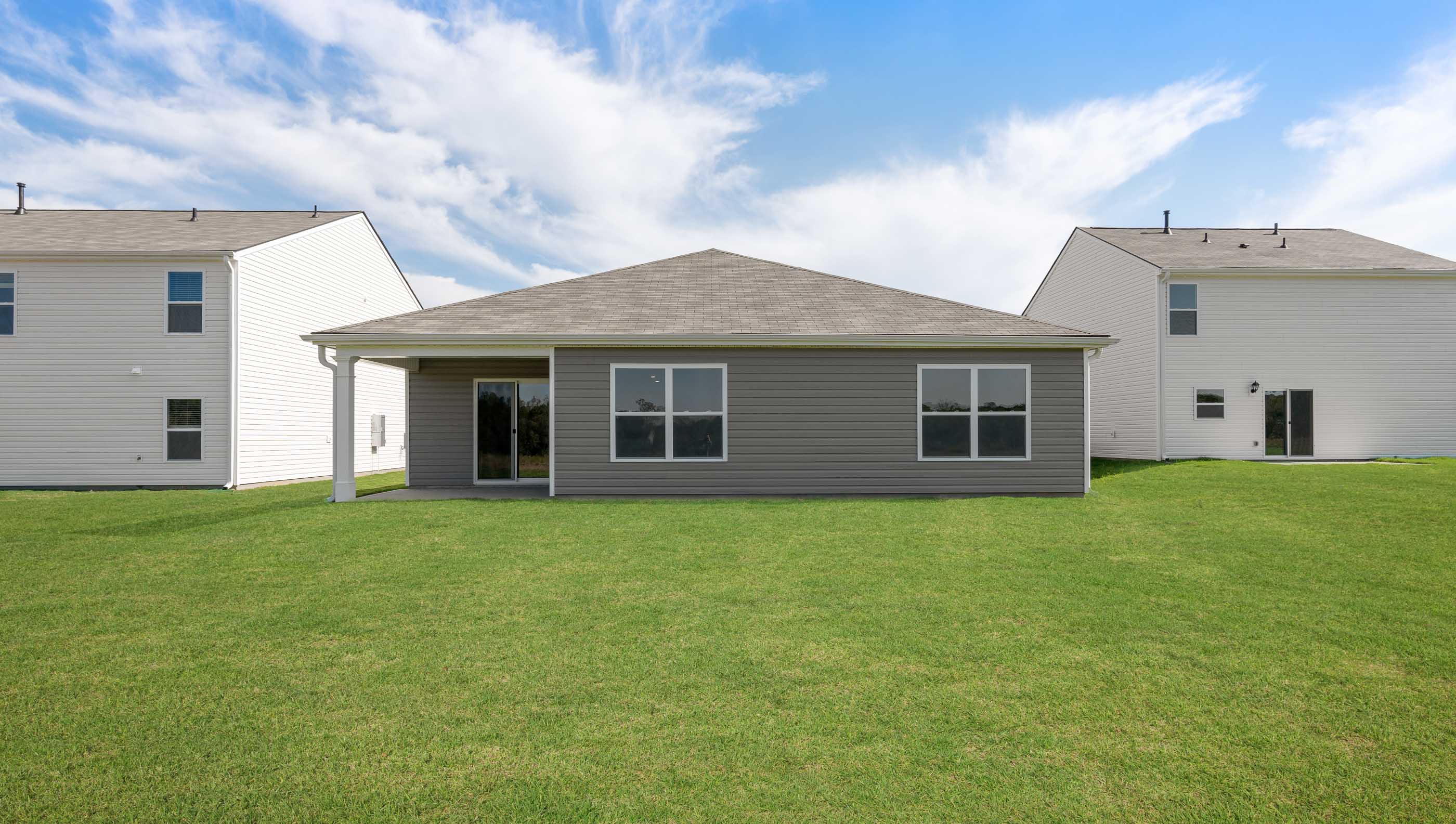 Exterior rear of home.