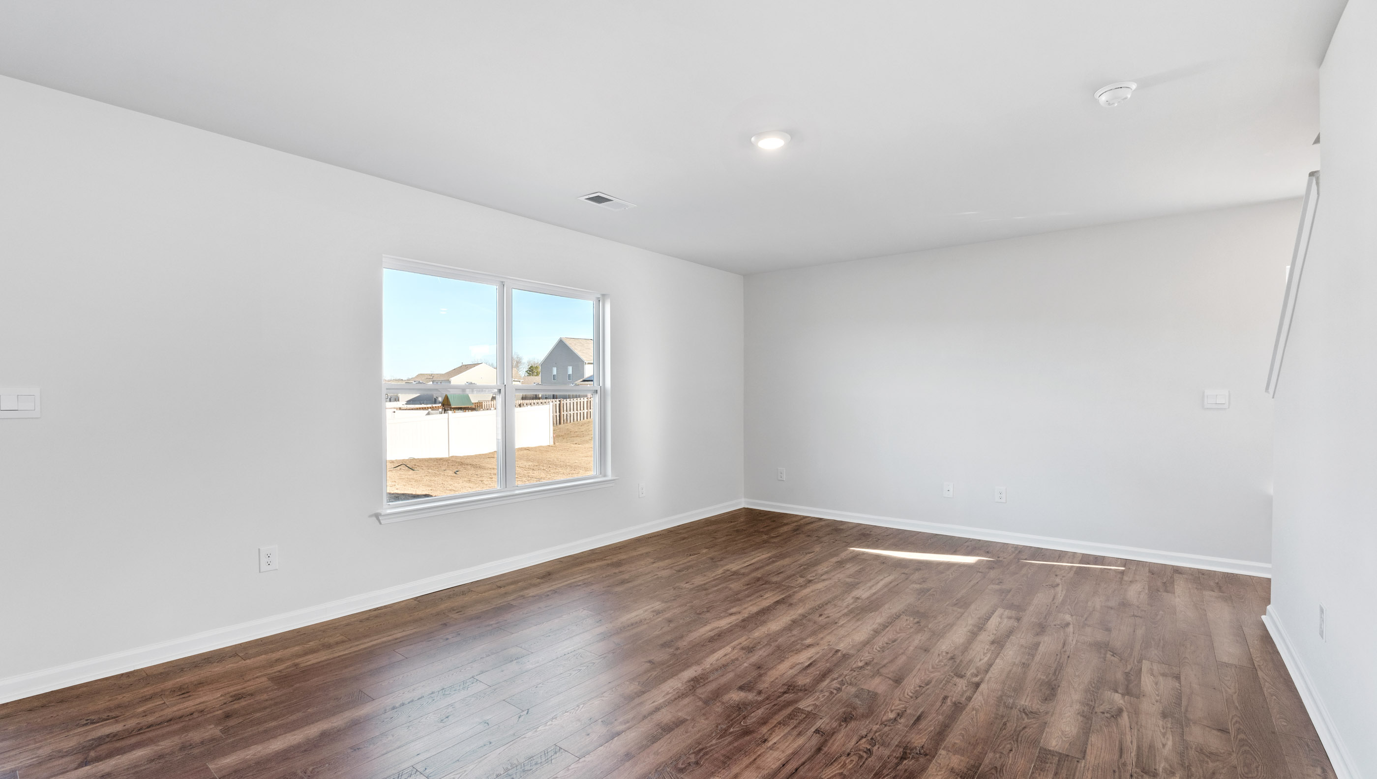 Great room with windows.