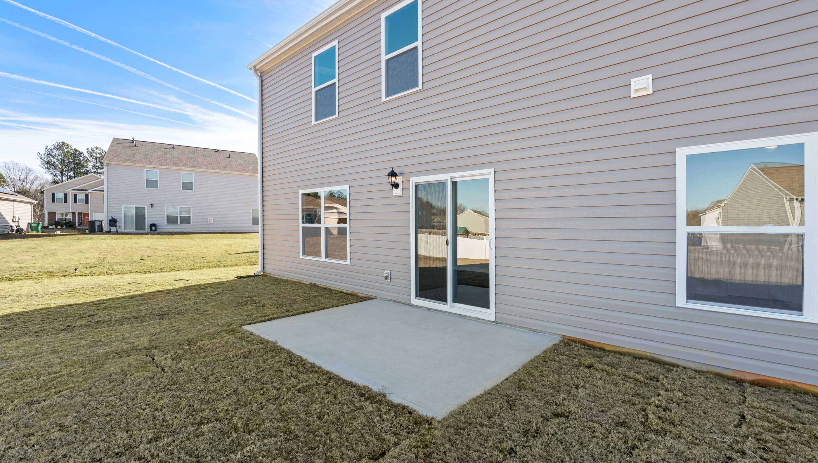 Exterior rear of home.