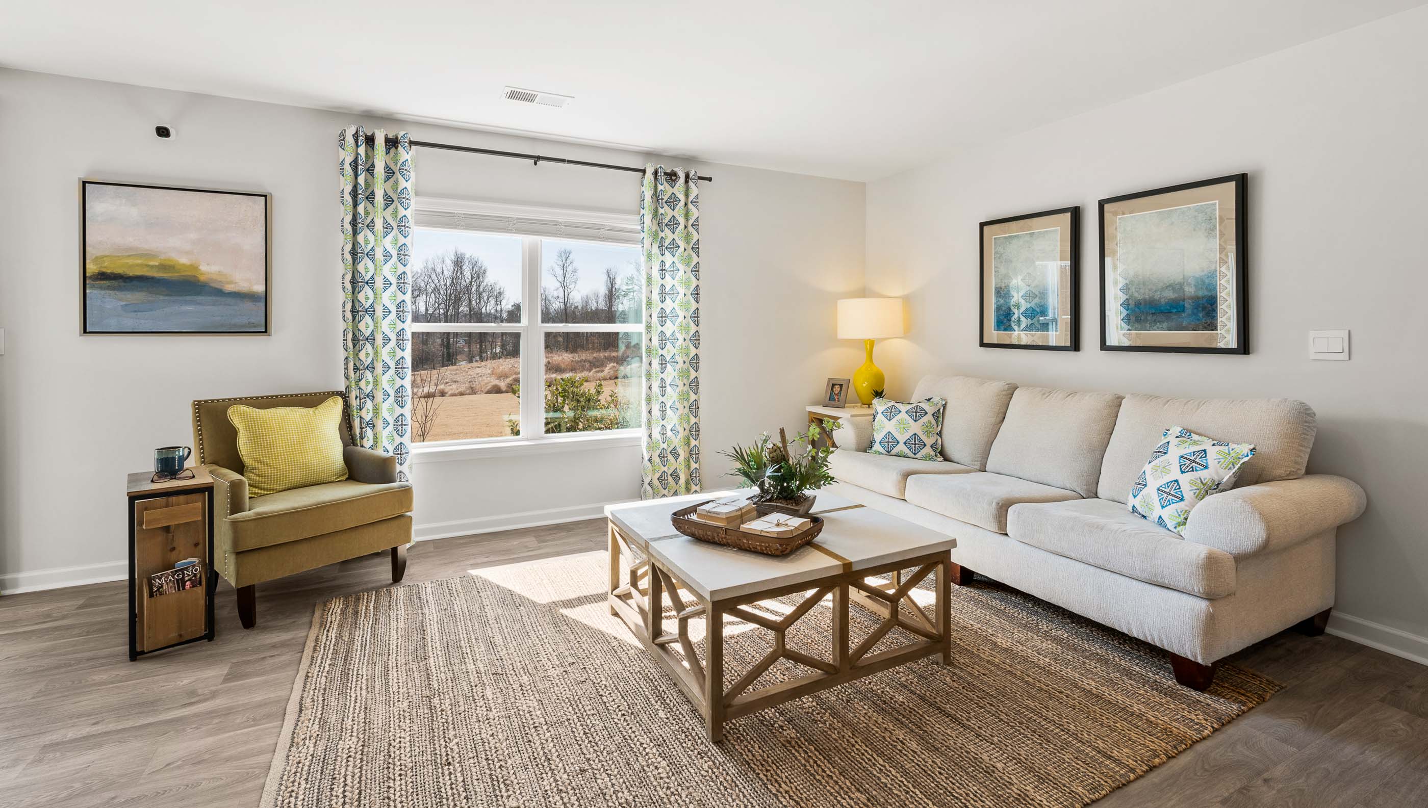 Living room with windows.