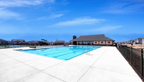 Pool at the villas.