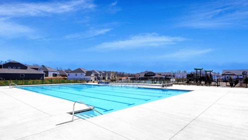 Pool at the villas.