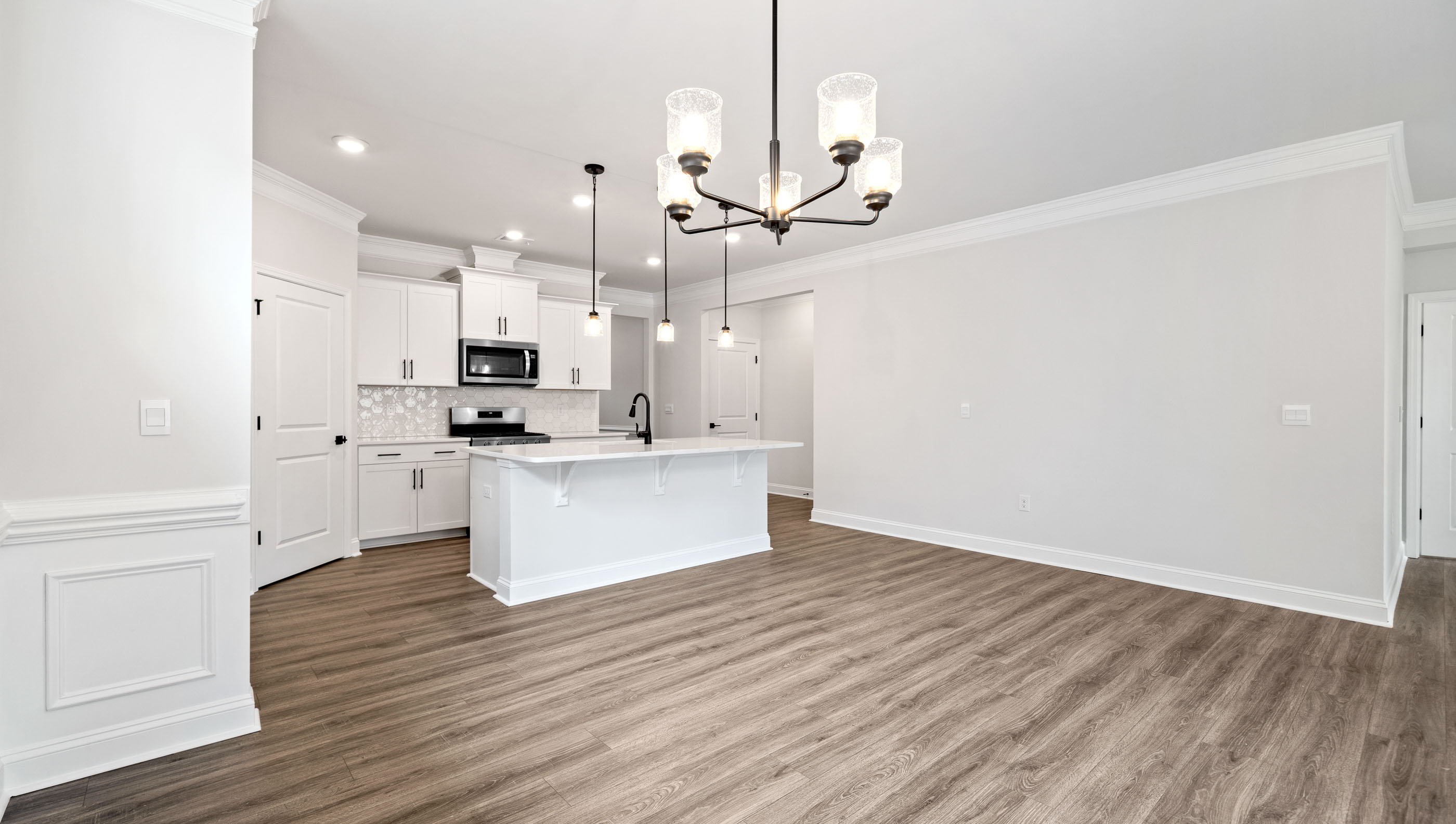 Dining room looking towards kitchen.