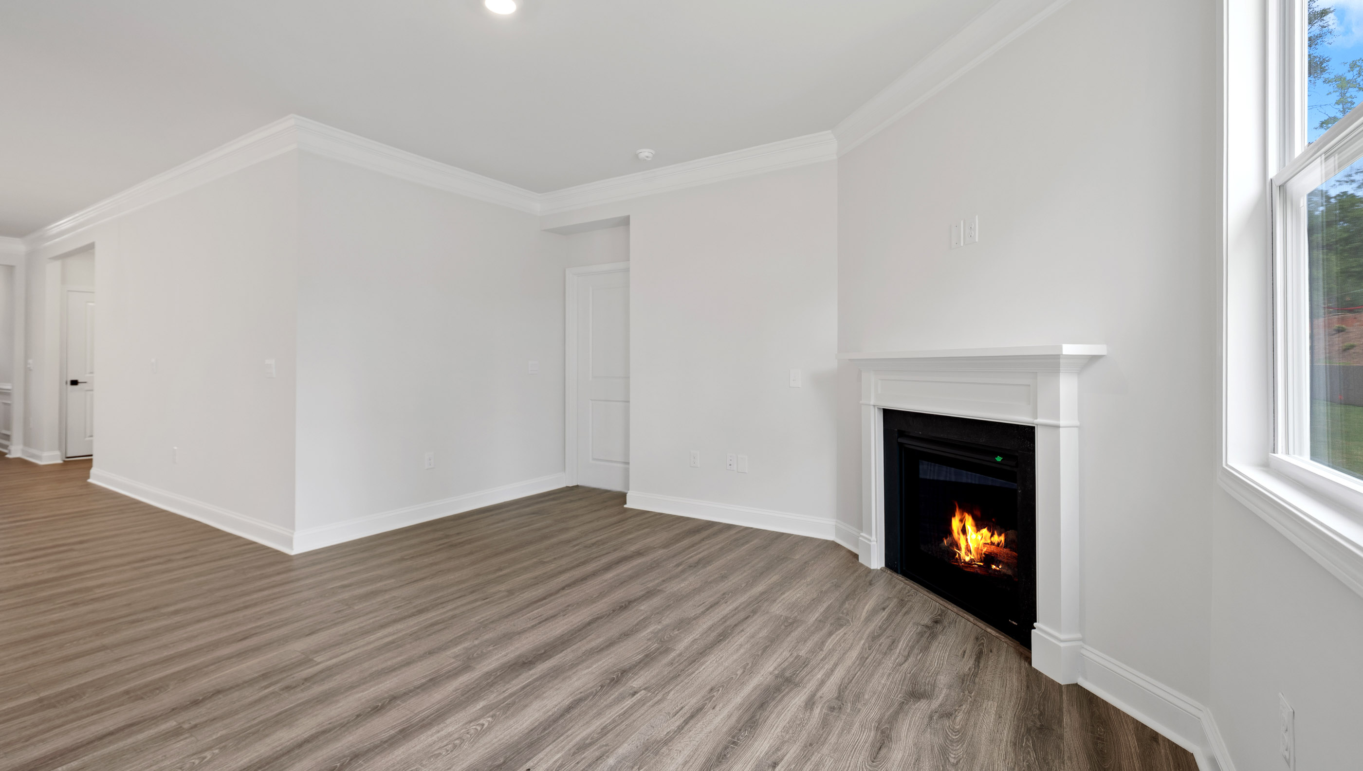 Living Room with fireplace.