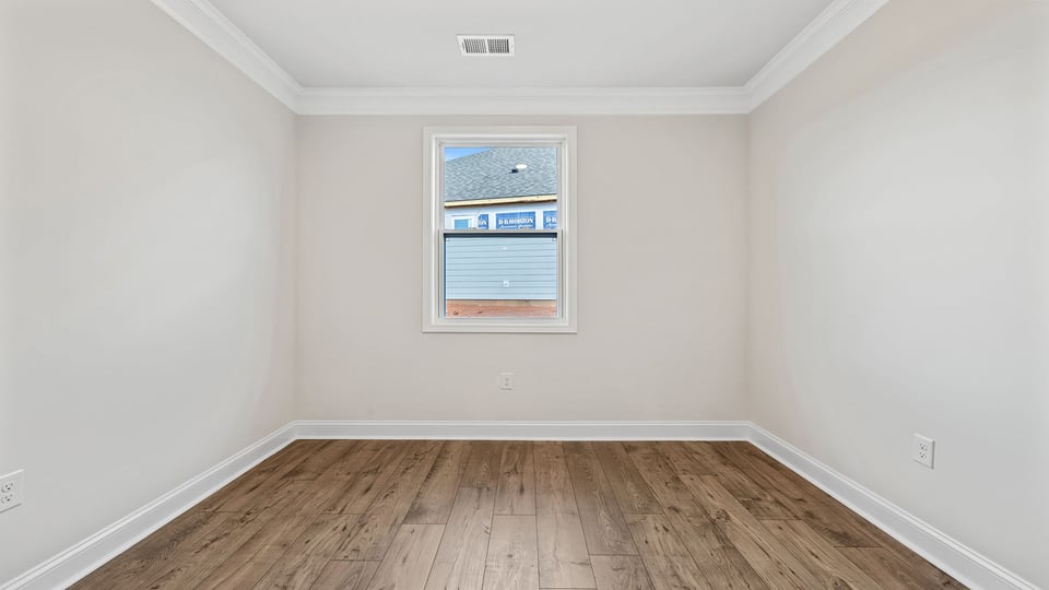 Flex room with windows.