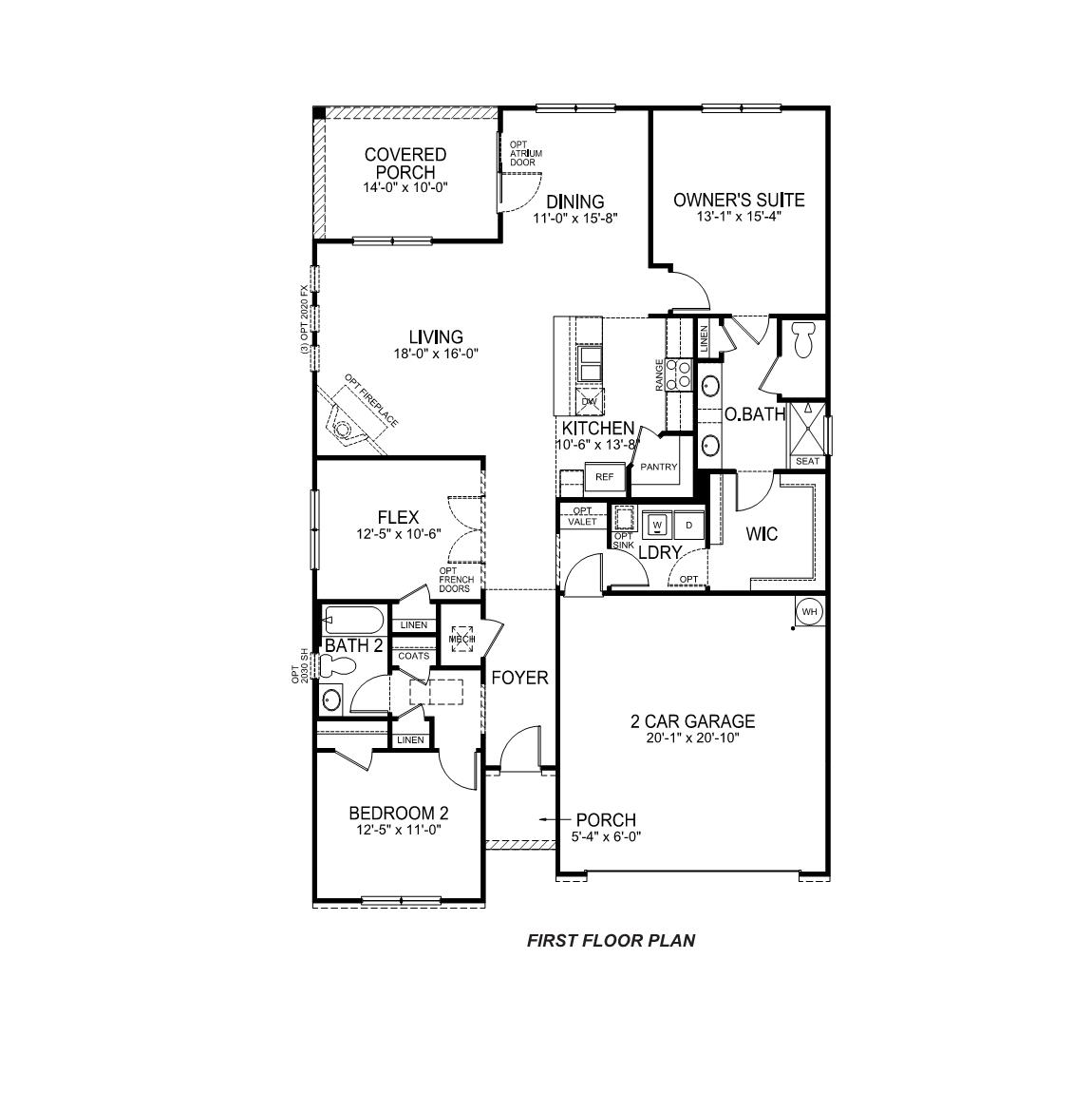 First floor floorplan.